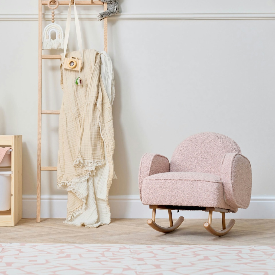 image 1 of Tutti Bambini Micah Mini Me Children's Rocking Chair - Blush Pink