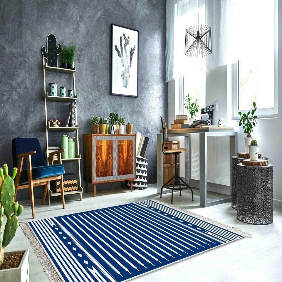 image 1 of Linea Collection Kilim Rug - 180 x 120 cm