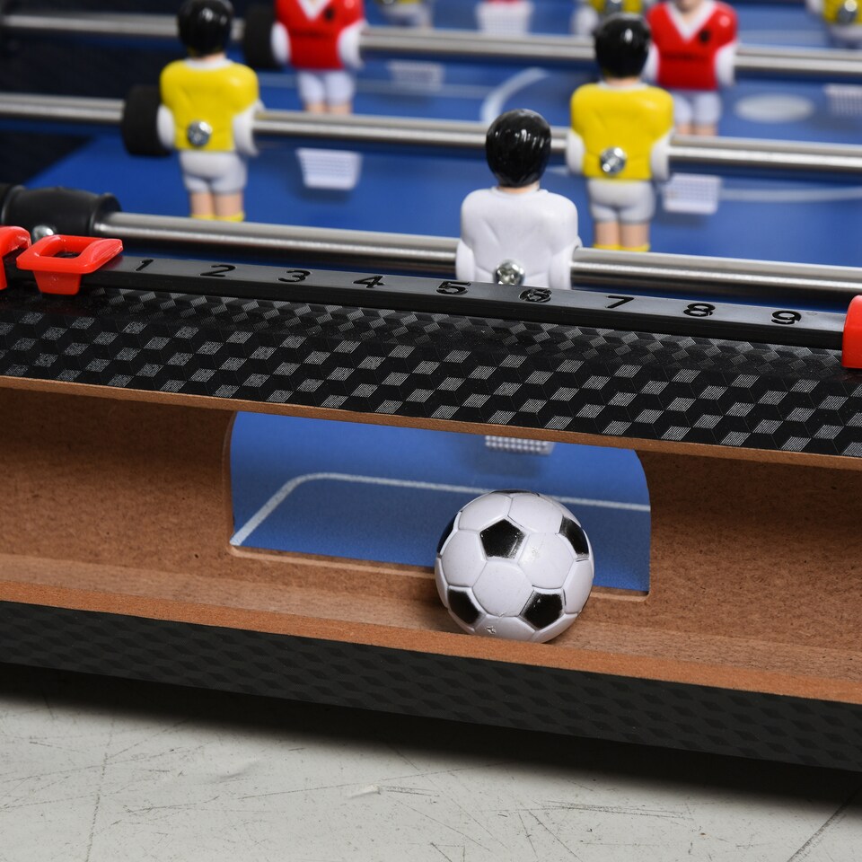 image 1 of HOMCOM 29 Inch Mini Tabletop Football Foosball Gaming Table  Play Fun Game Toy 74.5L x 36.1W x 12H CM