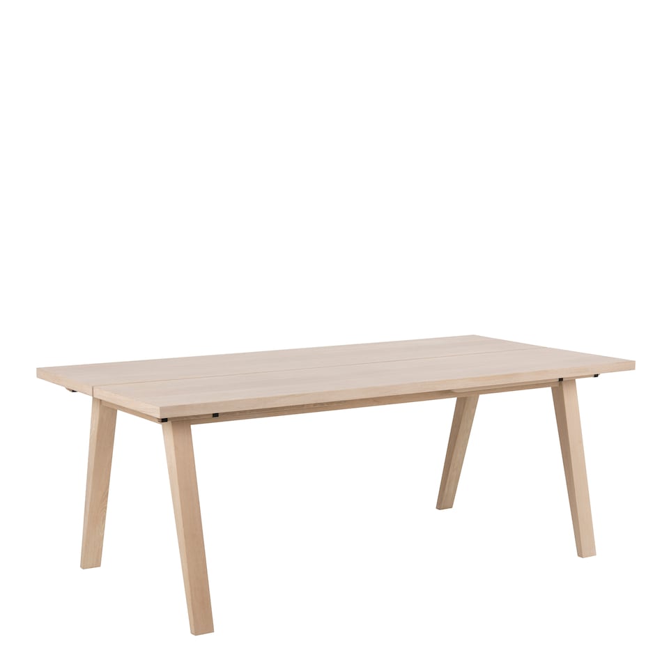 image 1 of A-Line Rectanglar Dining Table in White Oak
