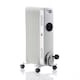 image 1 of 1500W Oil Filled Radiator 7 Fin Portable Heater  with Wheels Thermostat & Remote Control