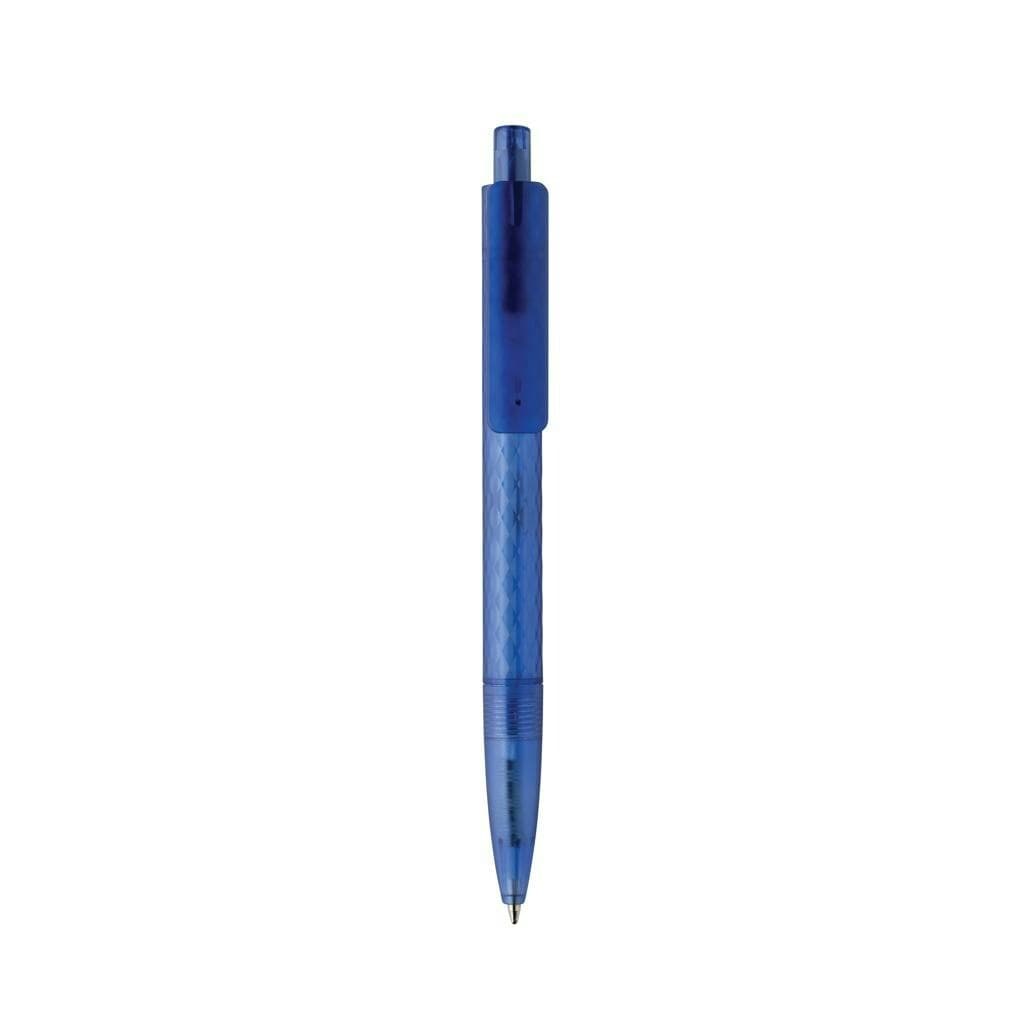 XD Collection X3 Frosted Recycled Plastic Pen - Blue - One Size