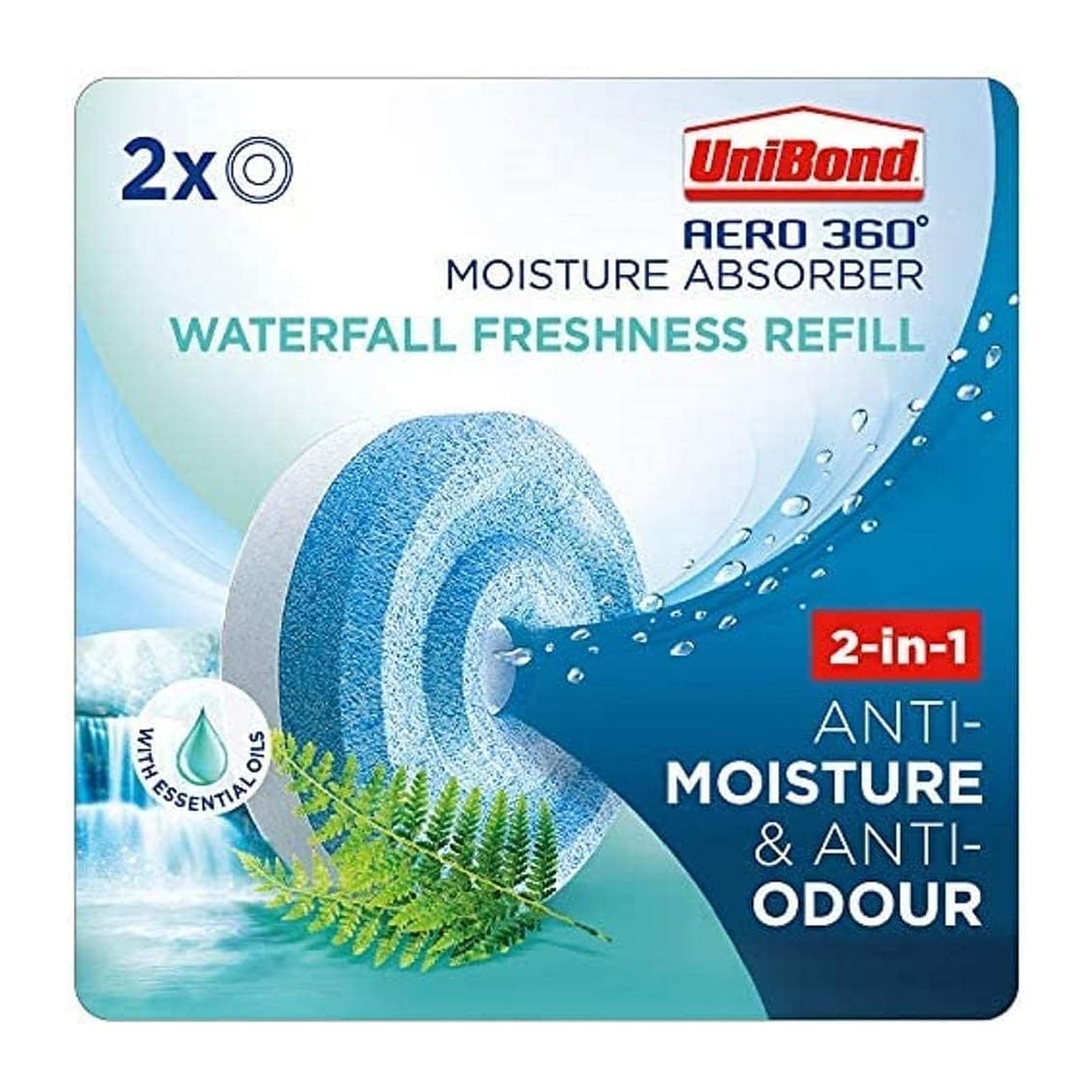 Unibond Aero 360 Degree Moisture Absorber Refill Tab, 450g - 2631290 - For Aero 360 Dehumidifier