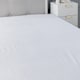 image 2 of 12Inch Deep Waterproof Terry Towel Mattress Protector Soft Touch Non Noisy Fitted Sheet White | King