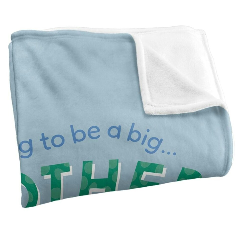 image 1 of Peppa Pig Big Brother Blanket - White - One Size