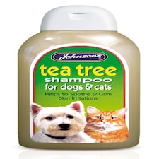 Johnsons Veterinary Dog & Cat Tea Tree Shampoo 400ml - Pack of 3