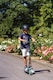image 3 of Decathlon Kids' Scooter with Handlebar Brake and Suspension Mid 5 - Grey/Green