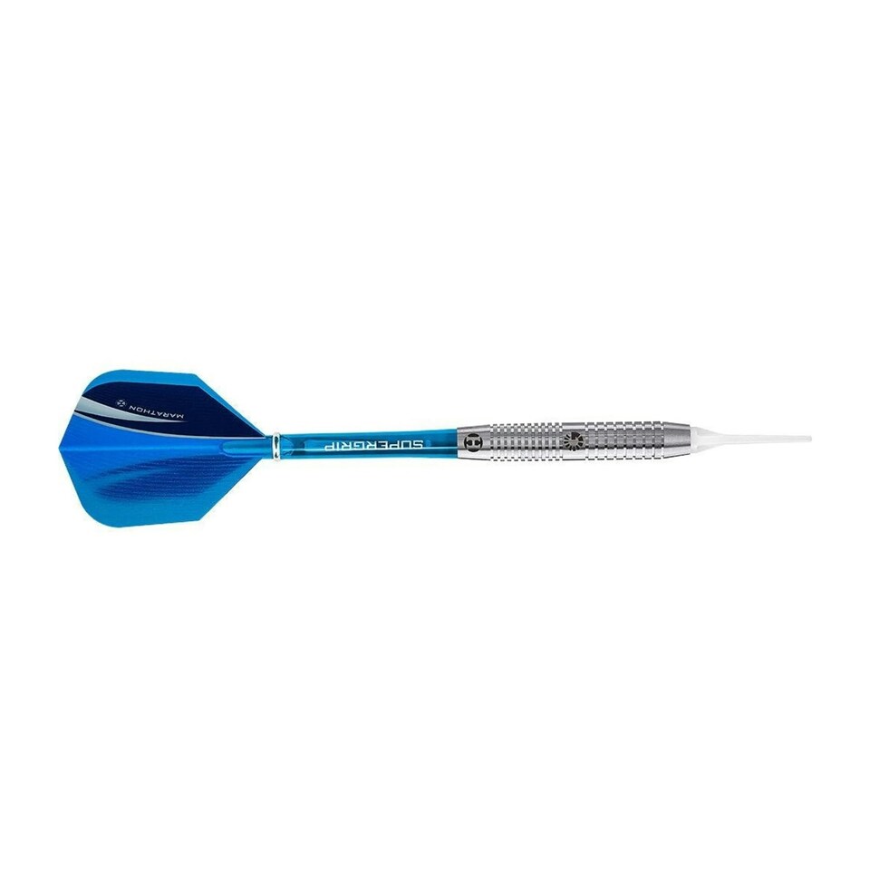 image 1 of Harrows Genesis Tungsten Darts (Pack Of 3) - Silver/Blue - 22g
