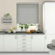 image 3 of 260cm Dove Grey Faux Wood Venetian Blinds with String (120cm Drop) Grey | Grey