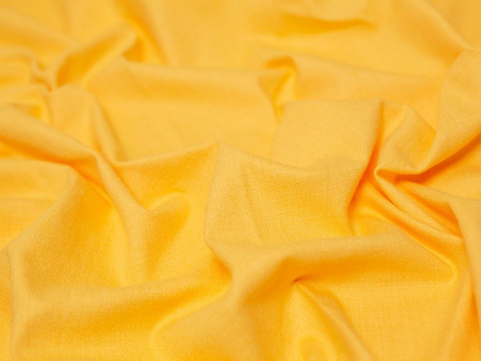 Yellow Stretch Woven Linen Blend Fabric for Dressmaking, 140cm / 55" Wide - per metre