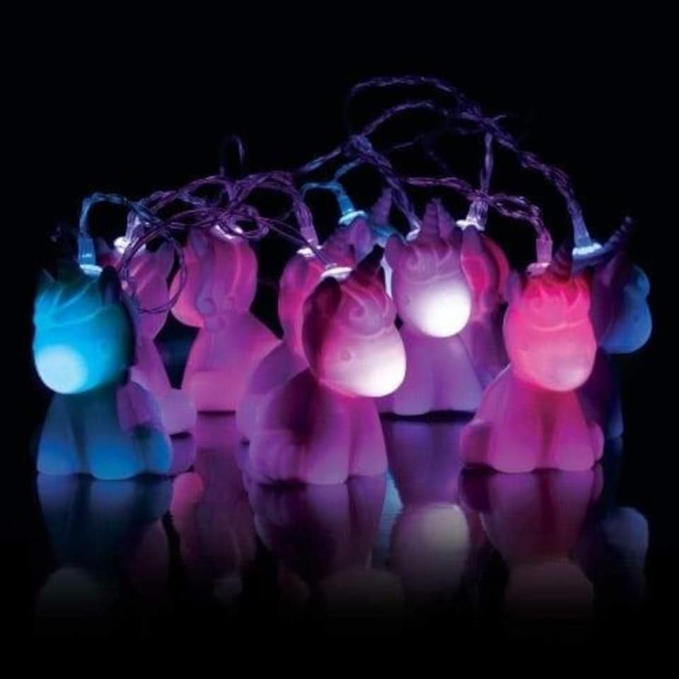 image 1 of Unicorn Colour Changing LED String Lights Approx 200cm Length | Multi | 1