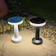 image 3 of ValueLights Talence White Dimmable Table Lamp and Integrated Bulb