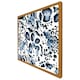 image 5 of Blue leopard print (Picture Frame) White | XL