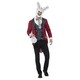 image 1 of White Rabbit Deluxe Fancy Dress Costume Adult Mens Large