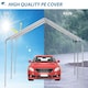 image 7 of Outsunny 3 x 6m Heavy Duty Carport Garage Car Shelter Galvanized Steel Outdoor Open Canopy Tent Water UV Resistant Waterproof, White