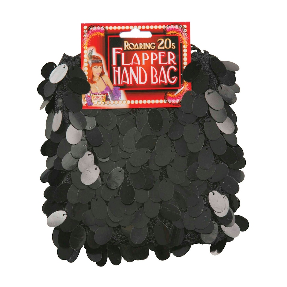 image 1 of Bristol Novelty Unisex Adults Flapper Bag - Black - One Size One Size