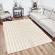 image 1 of LIVABLISS Urban Shaggy-Modern Soft Plush Pile Rug 130 x 170 cm | Beige Ivory Cream Green