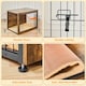 image 4 of Yaheetech 102 cm Dog Crate Furniture Brown | Rustic Brown