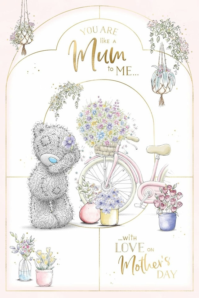 image 1 of Bear With Bicycle You're Like A Mum Mother's Day Card