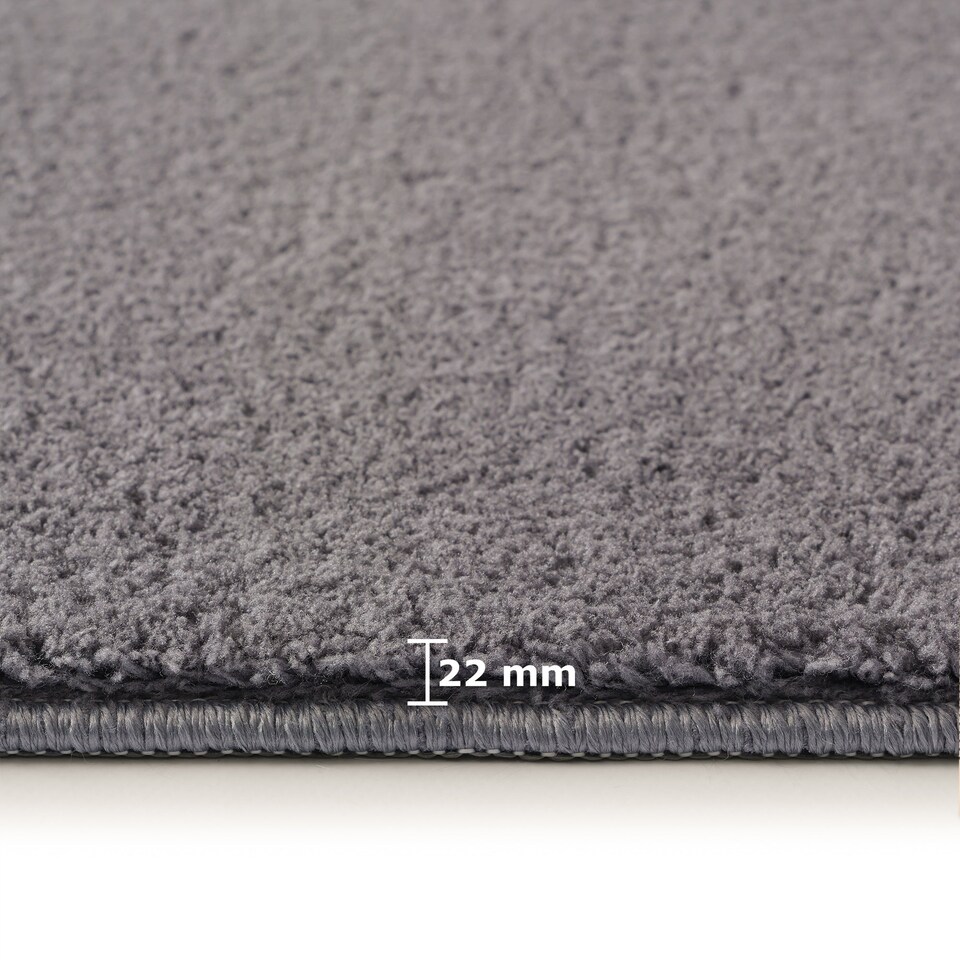 image 1 of RUGLENZA HOME -  STELLA SHAGGY RUG - 22 MM - ANTHRACITE - 80 x 150 CM