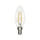 image 2 of BHS 5 Pack of 4 Watt LED Vintage Style SES E14 Candle Light Bulb | Clear | Cool White | 5