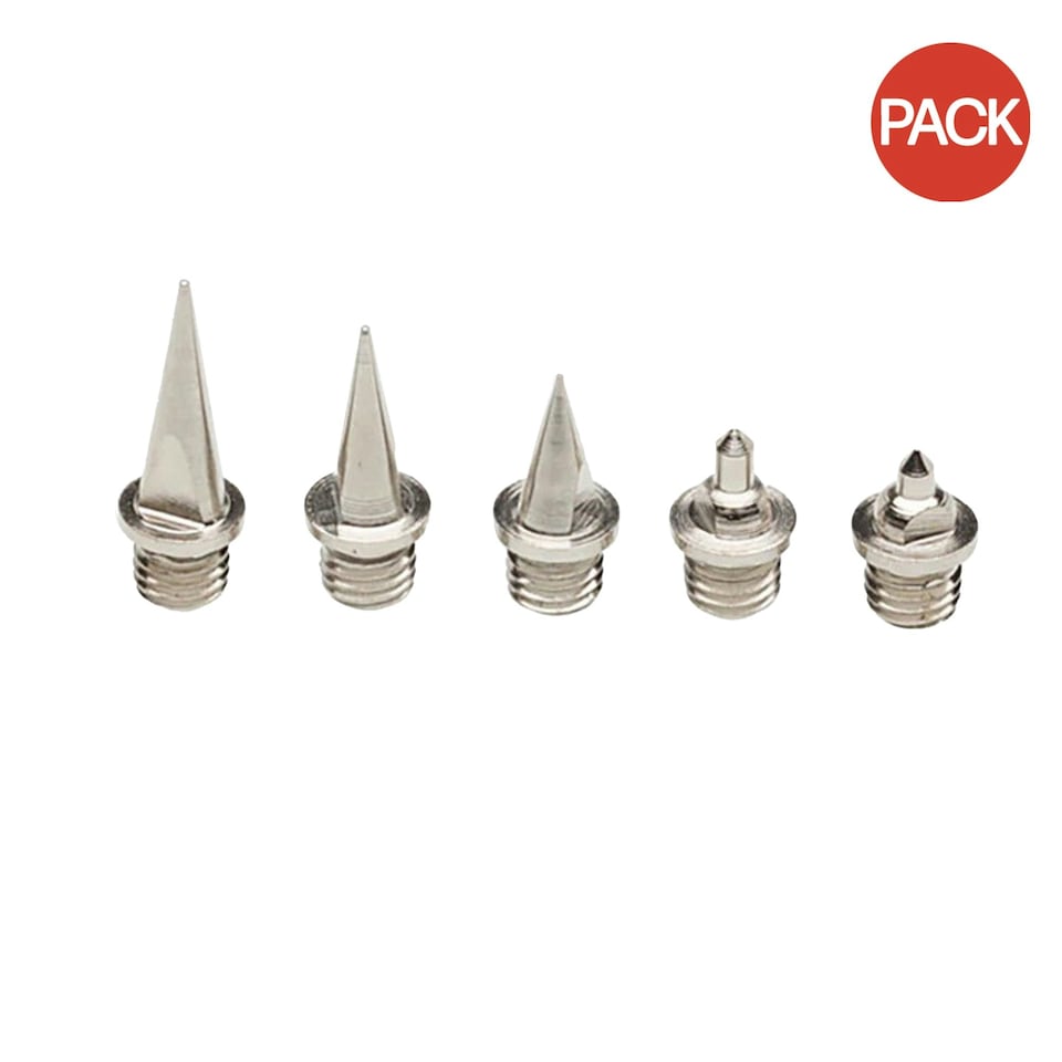 Carta Sport Athletic Shoe Spikes (Pack of 12) - Silver - 6mm