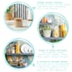image 2 of Argon Tableware Scandi Storage Jars - No Lids - 1 Litre - Pack of 3