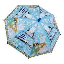 Floss & Rock Kids Umbrella Colour Changing - Construction | Multi