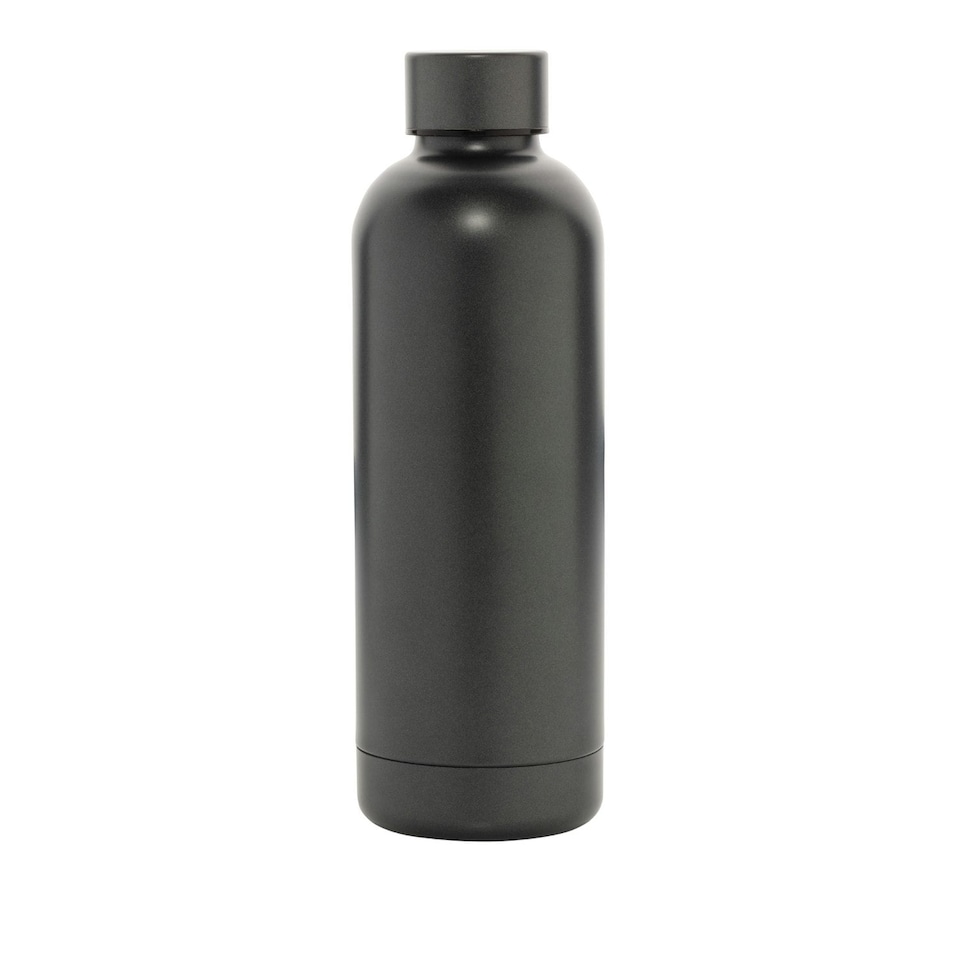 image 1 of XD Collection Impact Recycled Stainless Steel Vacuum Insulated 500ml Water Bottle - Grey - One Size Grey | One Size