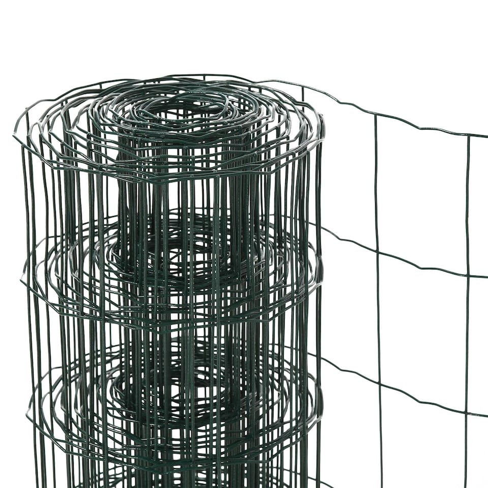 image 1 of PawHut 0.6Mx10M Chicken Wire Mesh Rabbit Poultry Animal Fence PVC Coated Netting