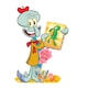 image 1 of Squidward SpongeBob Squarepants Lifesize Cardboard Cutout 135cm