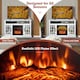 image 7 of COSTWAY 2000W Electric Fireplace Insert Fireplace White