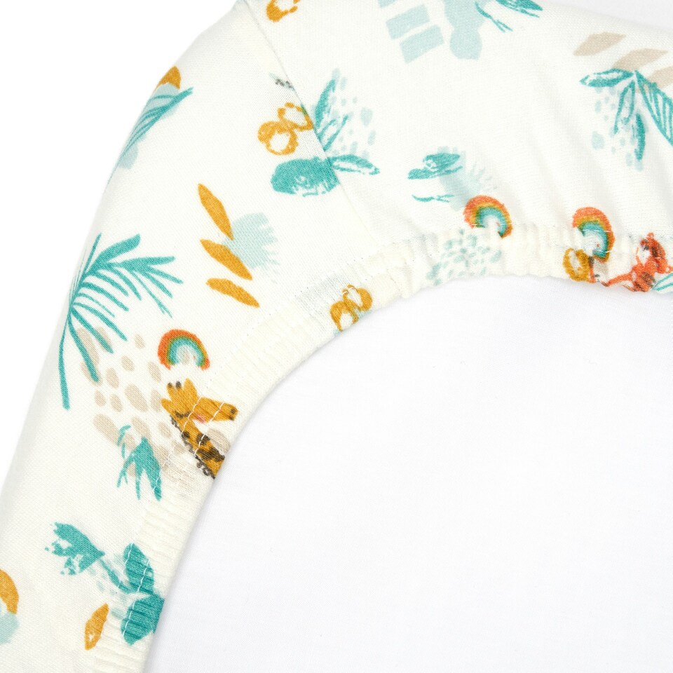 image 1 of Tutti Bambini Cot Bed Fitted Sheets 2pk - Run Wild