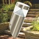 image 5 of Set of 4 Inca - Outdoor Stainless Steel LED Wall Lights | Grey | Clear | 4