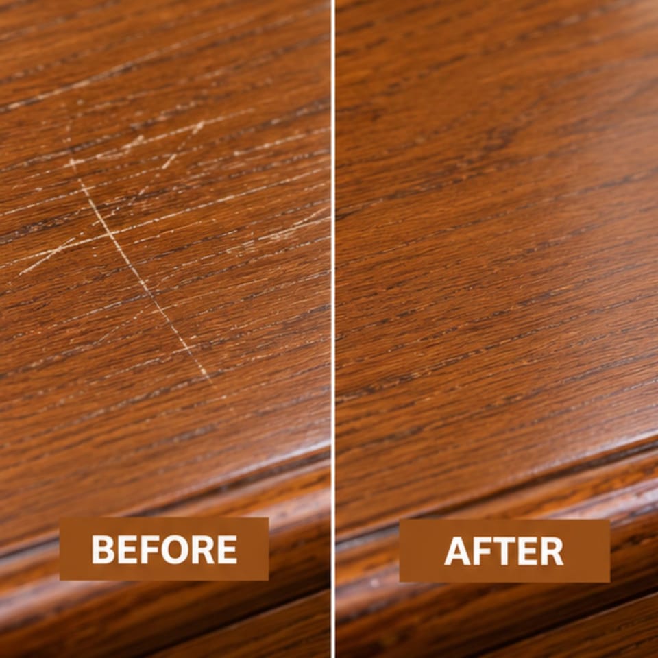 image 1 of Rustins Scratch Cover Restore & Protect Medium Wood 300ml