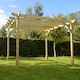 image 2 of Premium Pergola - Wood - L420 x W480 x H270 cm - Light Green
