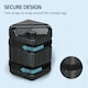 image 8 of Outsunny Gazebo Weights Set of 4, HDPE Water or Sand Filled with Secure Straps