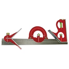 Faithfull Combination Square Set 300mm (12in) - Multi Colour - One Size