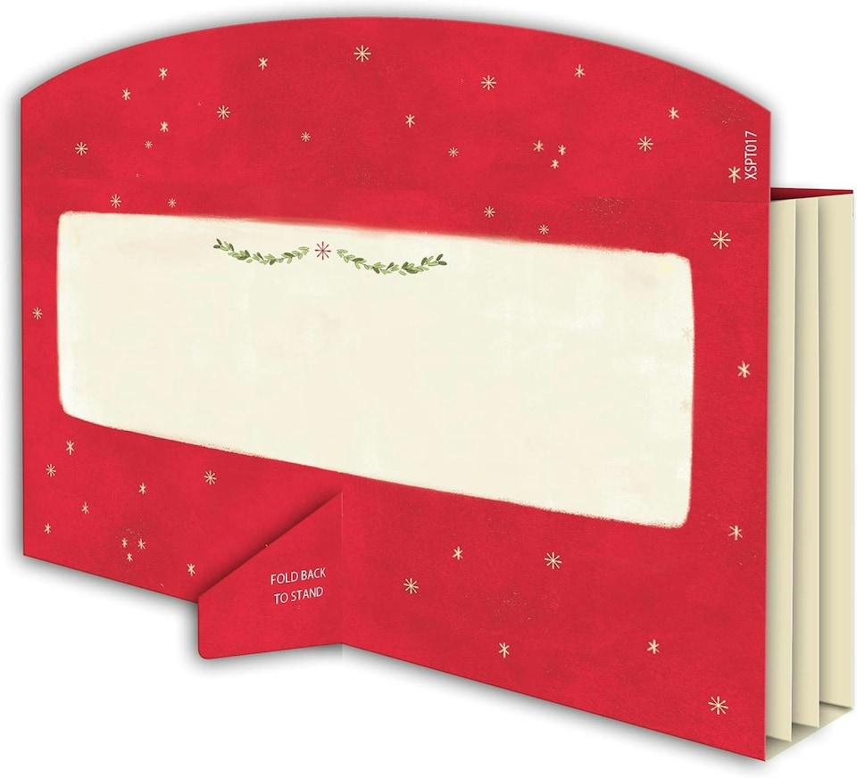 image 1 of Amazing Brother Spectacular 3D Santa Scene Freestanding Christmas Card