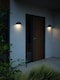 image 2 of Nordlux Scorpius Outdoor Wall Light Black Plastic Solar E27 Sensor Weatherproof - Mains Powered, IP44 | Black | Black