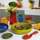image 5 of Verano Spanish Ceramics Selena Glazed Set of 4 Mini Tagine Dip Dishes - 10cm Dark Green
