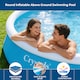image 4 of 8ft Fast Set Family Swimming Pool Outdoor Garden Inflatable Pool
