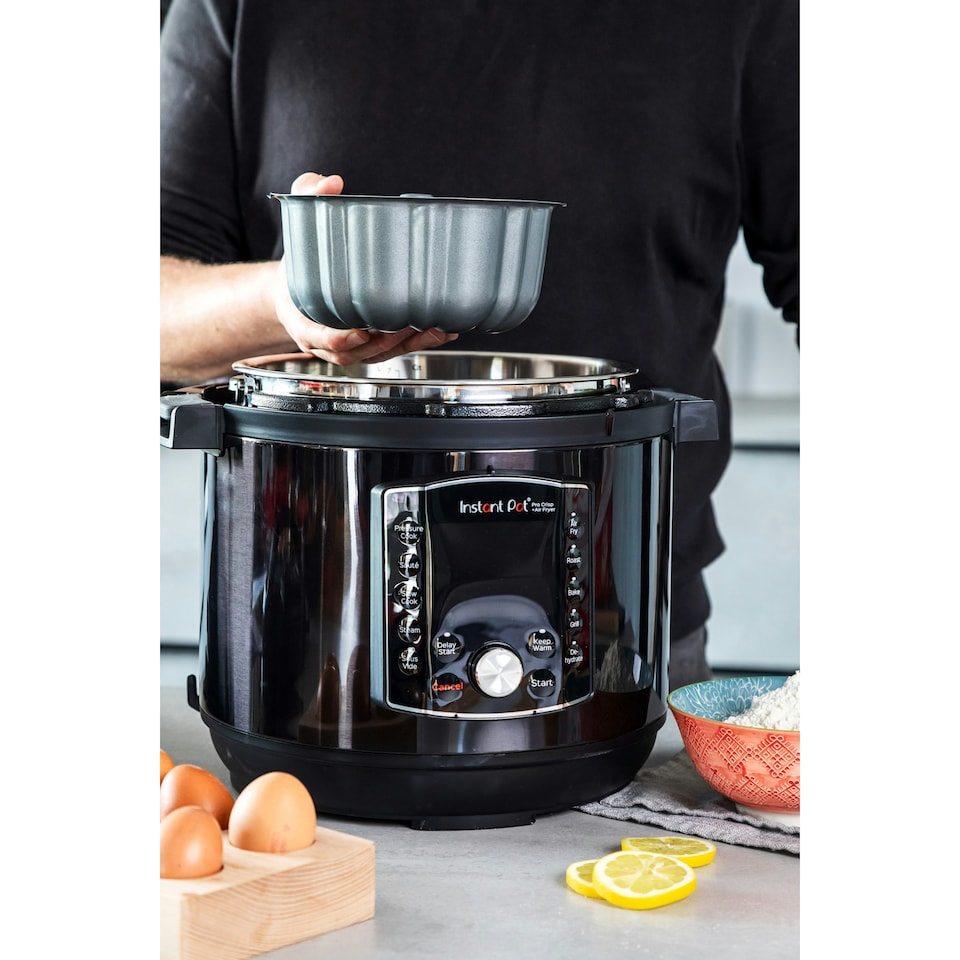 image 1 of Instant Pot Fluted Cake Pan Grey 1.2L