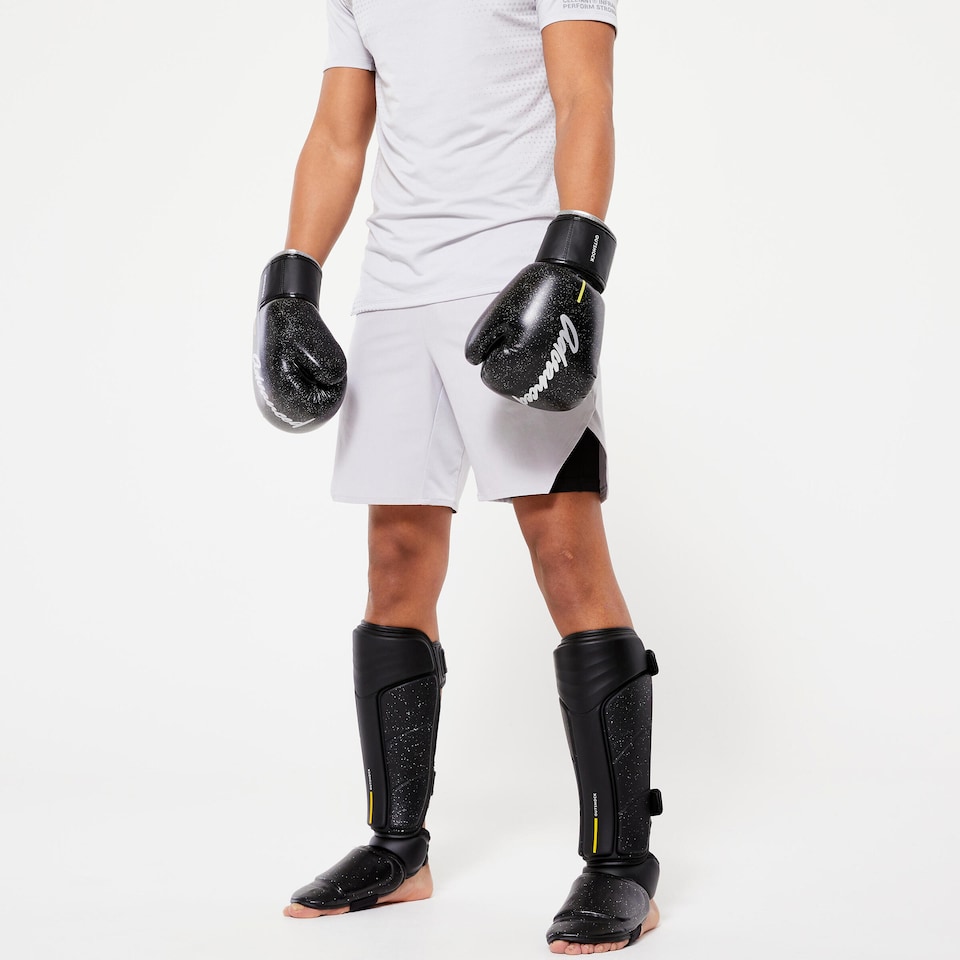 image 1 of Decathlon Adult Muay-Thai/Kickboxing/MMA Shin-Foot Guard