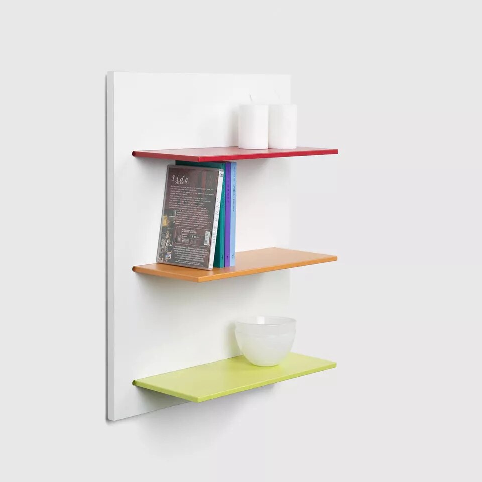 image 1 of Modern SlimLine Floating Shelves with Screws & Shelf Clip | Pink | Pink & Set of 2 | 2