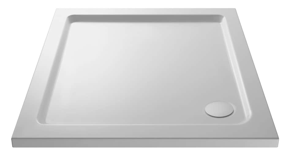 image 1 of Balterley Premium Square Shower Tray | White | White | 1