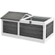 image 6 of PawHut Wooden Tortoise House, Small Pet Reptile with Hide Shelter Den and Run