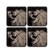 image 1 of The Just Slate Company Set of 4 Spaniel Slate Coasters