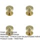 image 2 of 4 PACK Elegant Satin Brass Cupboard Knob for Stylish Interiors - Kitchen Cabinet Knob