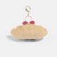 image 6 of OHS Sweetie Pie Bag Charm Keyring Soft Fleece Keychain